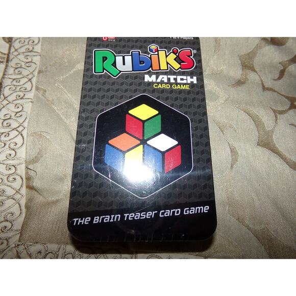 Rubik's Match Card Game 7+ 1-4 players Brain Teaser New Sealed - Picture 1 of 2